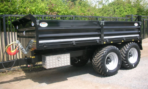 12T Dropside Tipping Trailer