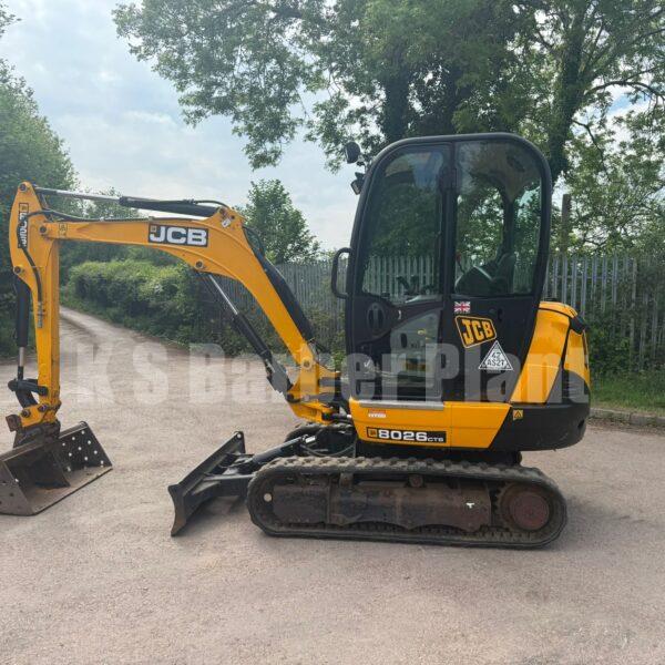 2017 JCB 8026CTS MINI EXCAVATOR