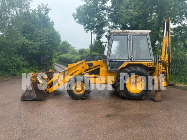 1989 JCB 3CX GRAY CAB SM 4 TURBO BACKHOE LOADER